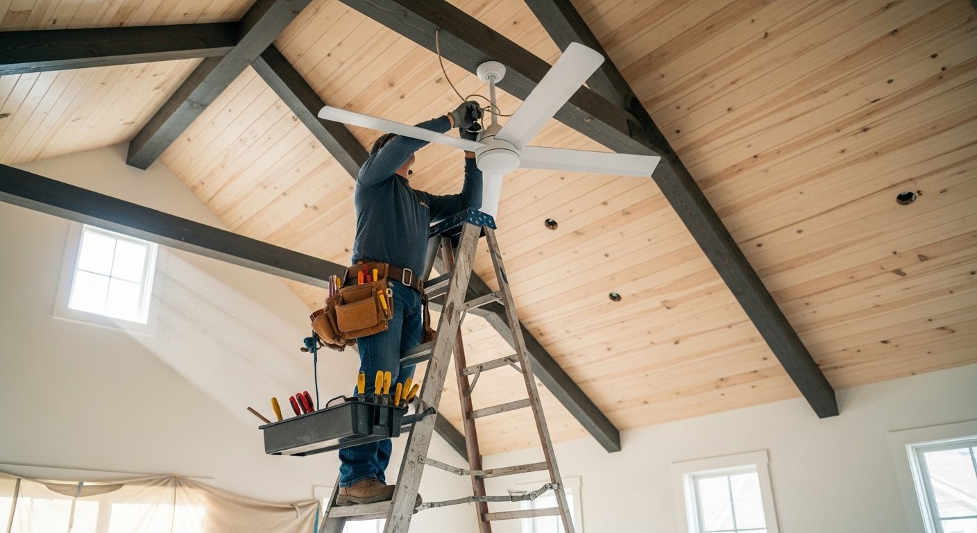 Ceiling Fan Installation in Tulsa, Oklahoma